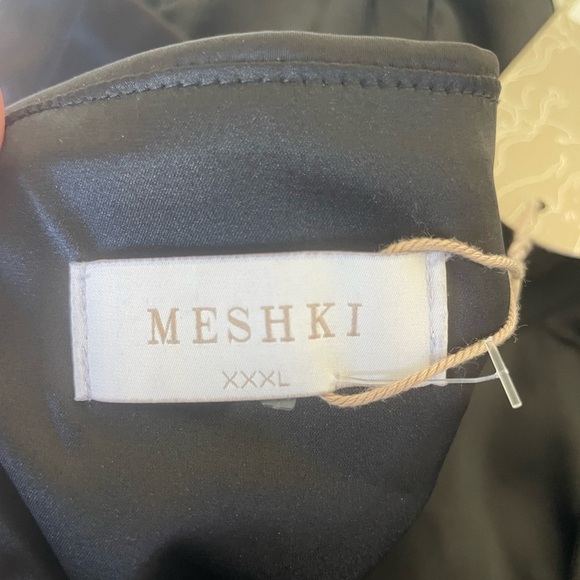 Meshki Bridget corset black satin mini dress - Picture 9 of 13